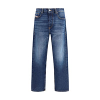 Diesel Blue Cotton Tapered Jeans