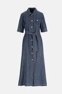 LS -PERIODICO DRESS - BLUE