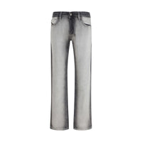 Diesel Gray Cotton Bootcut Jeans