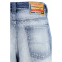 Diesel Blue Cotton Bootcut Jeans