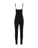 BODY SCALLOP STRAP CATSUIT