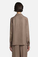 LS -BERSAGLIO BLOUSE SHIRT - MUD