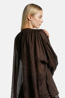BALCONCINO BROWN BLOUSE