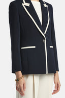 LS -VELICO JACKET - BLUE/CREAM