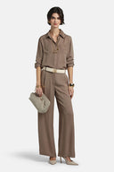 LS -BERSAGLIO BLOUSE SHIRT - MUD