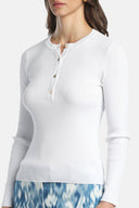 LS -CIVIDALE PULLOVER - WHITE