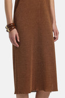 LS -CORVARA DRESS - TOBACCO/TOBACCO