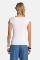 LS -CARPACCIO PULLOVER - WHITE
