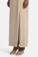 LS -PIROLO DRESS - CREAM/CREAM