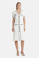 CANDELOTTO OFF WHT DRESS