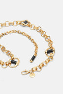 LS -DOLINA BELT - SATIN GOLD/BLACK