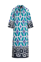 PRUDENZA BLK PURPL DRESS