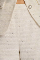 Maleva Ecru Tweed trousers
