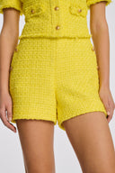Tinna Jaune Tweed shorts