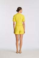 Tinna Jaune Tweed shorts