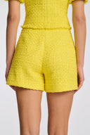 Tinna Jaune Tweed shorts