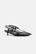 LS -UNICA SHOES - BLACK/GOLD
