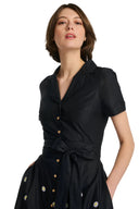 Quamila Noir Long Dress