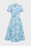 Giliane Bleu Long Dress