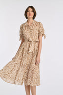 CALYXTE ANIMAL SHIRT DRESS