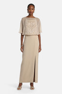 LS -PIROLO DRESS - CREAM/CREAM
