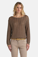 LS -ZEBRINO PULLOVER - TOBACCO