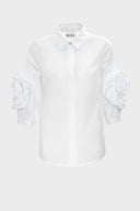 Anael Blanc 3/4 Sleeve Blouse