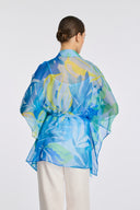 Gabie Bleu Long Sleeve Liquette