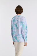 Giliane Bleu Long Sleeve Liquette
