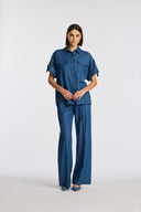 Ghali Jean Short Sleeve Liquette