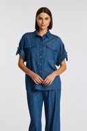 Ghali Jean Short Sleeve Liquette