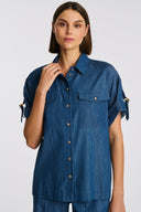 Ghali Jean Short Sleeve Liquette