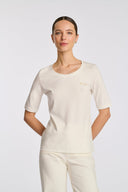 Garence Ecru Logo T-shirt