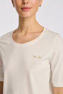 Garence Ecru Logo T-shirt