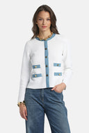 LS -CAPOTRENO JACKET - WHITE/BLUE