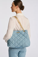Musset Jeans Quilted Denim Bag