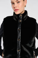MATISSE SLEEVELESS JACKET – NOIR