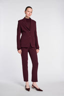 Carlen Long Sleeve Jacket - Bordeaux