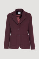 Carlen Long Sleeve Jacket - Bordeaux