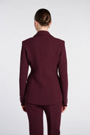 Carlen Long Sleeve Jacket - Bordeaux