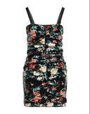 Dolce & Gabbana Black Floral Sequin Sleeveless Sheath Dress