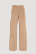 GINO Relaxed Wide-Leg Trouser – Beige