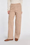 GINO RELAXED WIDE-LEG TROUSER – BEIGE