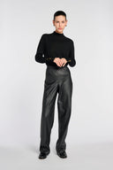 DAHO FLUID STRAIGHT TROUSER – NOIR