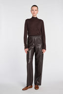 DAHO FLUID STRAIGHT TROUSER – CHOCOLATE