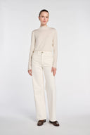 CLAUDIO STRAIGHT-LEG TROUSER – ECRU