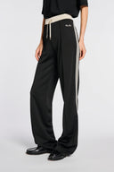 GIUSEPPE WIDE-LEG KNIT TROUSER – NOIR