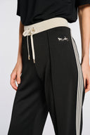GIUSEPPE WIDE-LEG KNIT TROUSER – NOIR