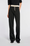 GIUSEPPE WIDE-LEG KNIT TROUSER – NOIR