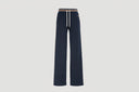 GAFFA BARREL-LEG CASUAL TROUSER – MARINE
